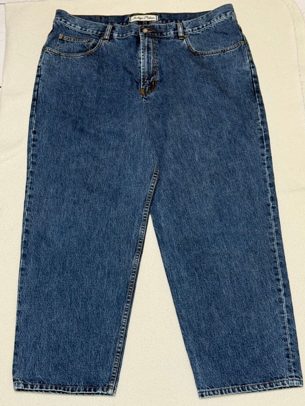 Tommy Bahama Indigo Palms Men's Relax Fit Medium Wash Blue Denim Pants - 42"x30"